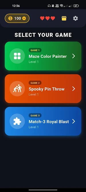 Trio - Maze , Knife & Bubble Screenshot 0