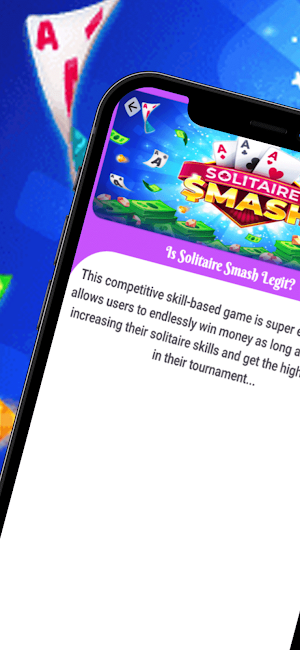 Solitaire Smash Real Cash guia Screenshot 0