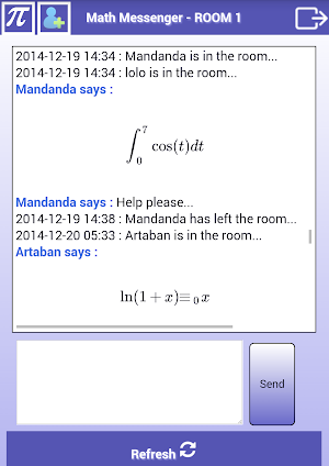 Math Messenger Screenshot 2