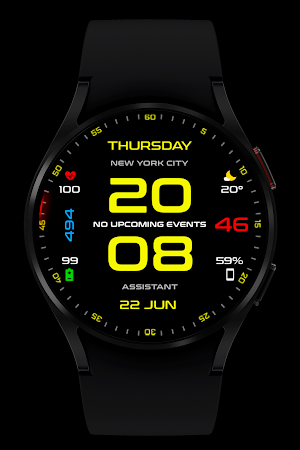 WR 003 Digital Watch Face Screenshot 2
