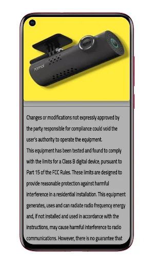 70mai Smart Dash Cam 1S guide Screenshot 0