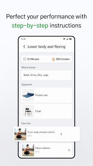 Momentum: Tailored Workouts Screenshot 1