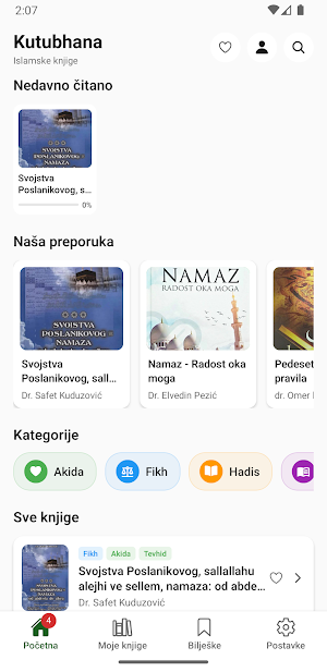 Kutubhana - islamske knjige Screenshot 0