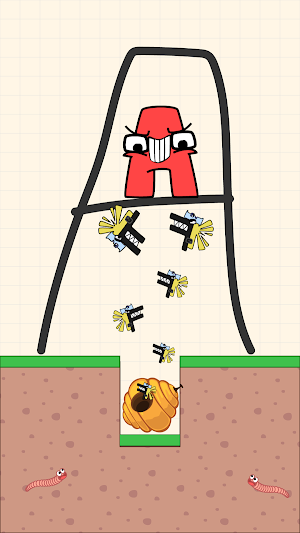 Rescue Alphabet: Draw To Save Screenshot 1