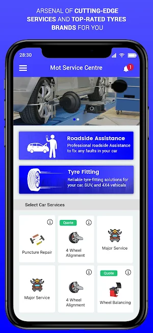 MOT Service Centre Screenshot 0