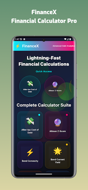 FinanceX-Financial Calculator Screenshot 1