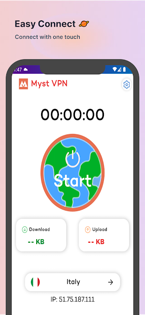 Myst VPN: Auto Fast Connect Screenshot 1