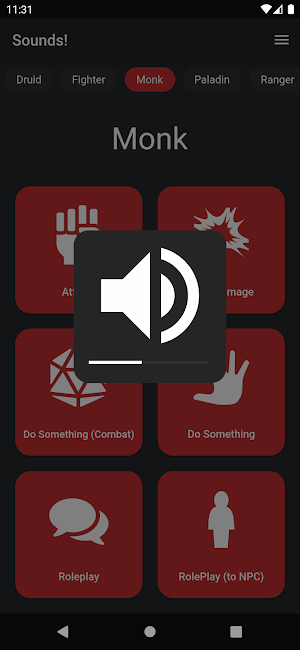 D&D Sound Player Screenshot 1