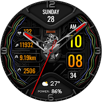 Hybrid ELECTRO WS21 Watch face