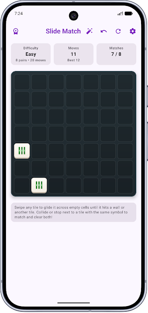 Slide Match: Tile Connect Screenshot 1