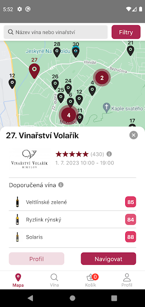 Mikulovské sklepy OPEN Screenshot 0