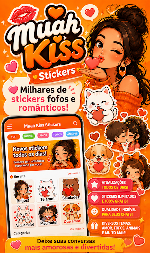 Muah Kiss Stickers - WASticker Screenshot 0