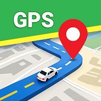 GPS Route Map: Navigation Path