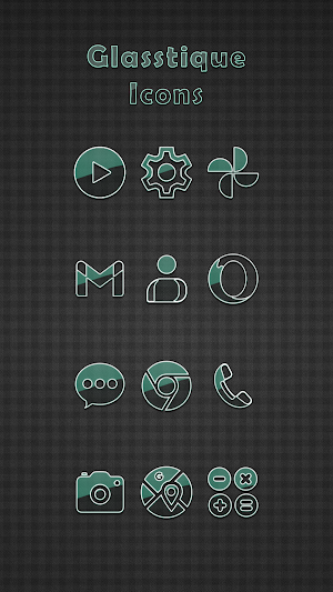 Glasstique Emerald Icon Pack Screenshot 0