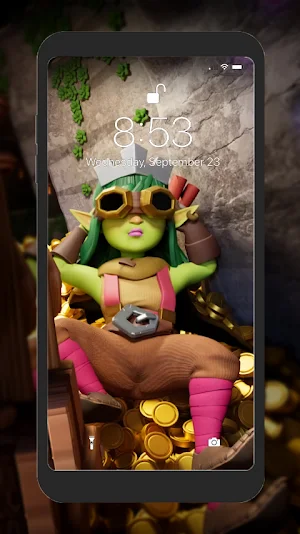 Goblin Queen wallpaper Green Screenshot 3