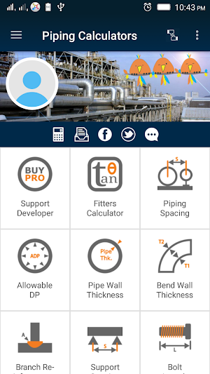 Piping Calculators Free Screenshot 0