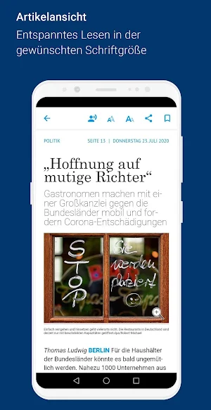 SVZ ePaper Screenshot 1