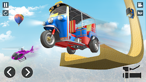 Auto Driving Rickshaw Stunt 3d Screenshot 1