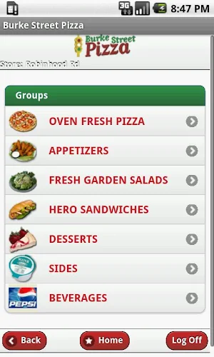Burke Street Pizza Screenshot 1