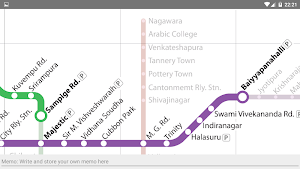BANGALORE METRO TOURIST MAP Screenshot 2