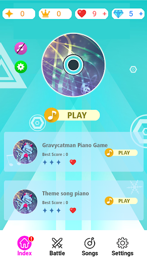 Gravycatman Piano tiles Screenshot 0