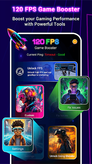 120 FPS – Game Booster Screenshot 1