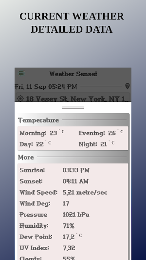 Weather Sensei - Weather Forec Screenshot 2