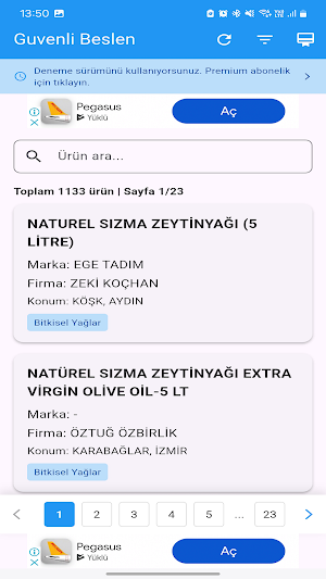 Güvenli Beslen Screenshot 0