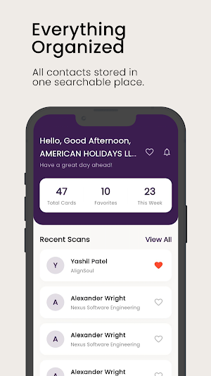 AlignLeads - AI Card Scanner Screenshot 3