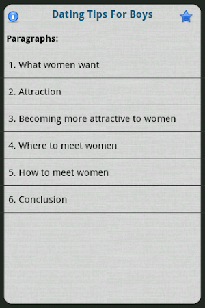 Dating Tips For Boys Screenshot 1