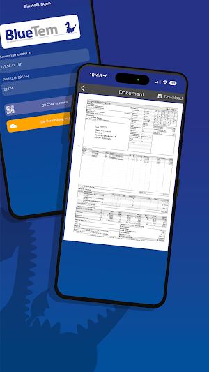 BlueTem Lohnportal Screenshot 2