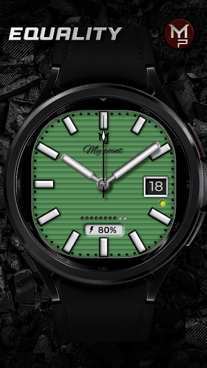 EQUALITY - Analog Watch face Screenshot 2