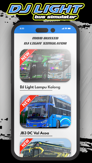 Bus Simulator Dj Light Bussid Screenshot 2