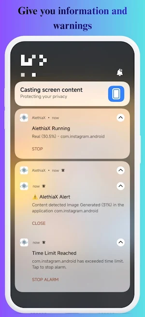 AlethiaX-Realtime AI Detection Screenshot 3