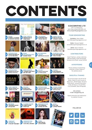 Songwriting Magazine Screenshot 1