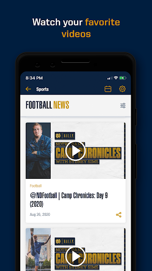 Notre Dame Fighting Irish Screenshot 0
