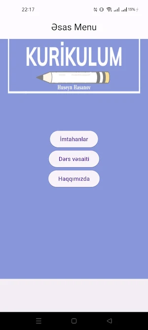 Kurikulum İmtahanlar Screenshot 0