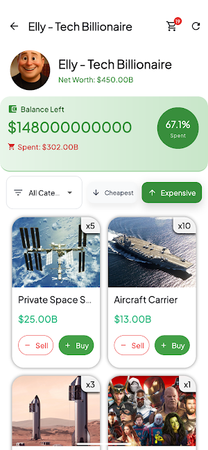 What Billionaires Can Buy Screenshot 1