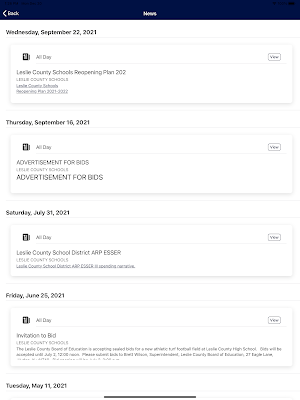 Leslie County School District screenshot 6