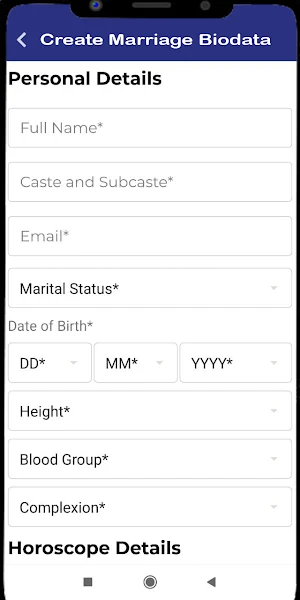 Create Biodata - For Marriage Screenshot 3