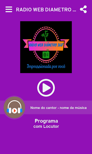 Radio web Diâmetro Screenshot 1