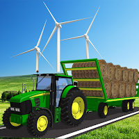 Heavy Tractor Trolley Cargo Si