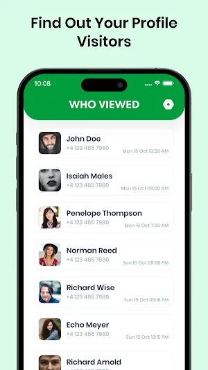 Who Viewed My Profile: WAVisit Screenshot 2
