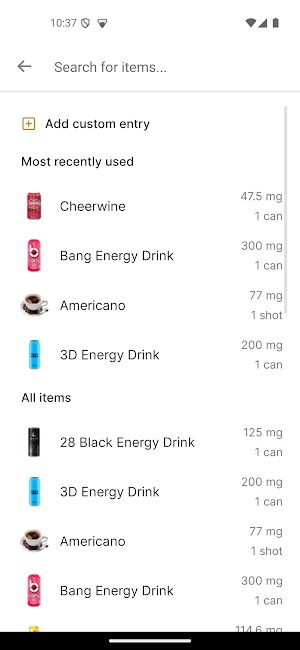 Caffeine Clock: Sleep better Screenshot 2