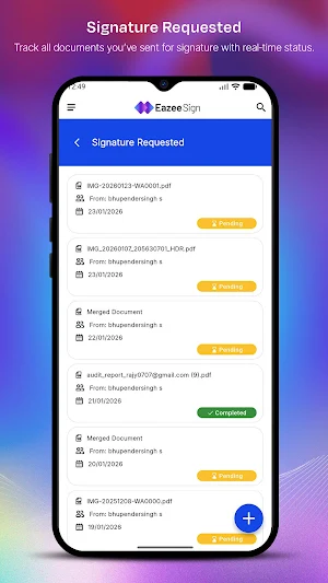 EazeeSign –Upload & eSign Docs Screenshot 3