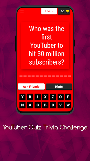 YouTubers Trivia Quiz Game Screenshot 2