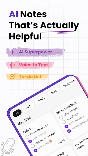 Braindump: AI Notes & Voice Screenshot 0