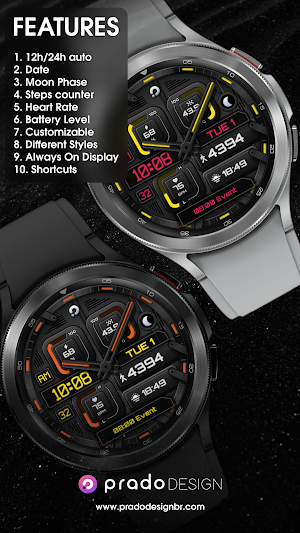 PRADO X95 - Hybrid Watch Face Screenshot 1