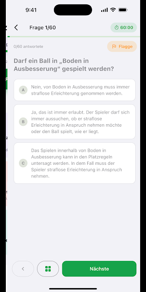 Golf Platzreife 2026 Screenshot 2