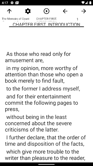 Book, The Memoirs of Count Gra Screenshot 1